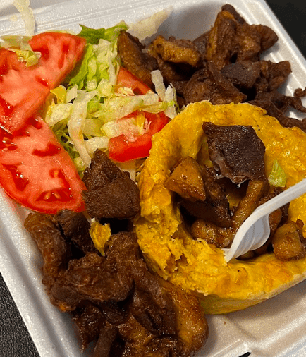 Carnitas with Mofongo